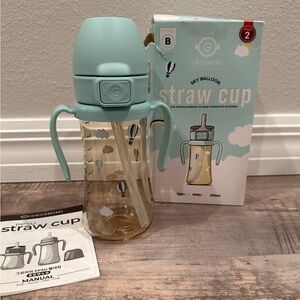 GROSMIMI Flip Top Spill Proof Sippy Cup